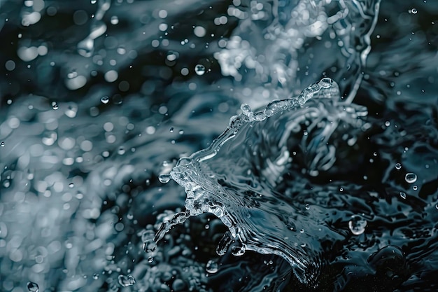 Background banner wallpaper Closeup water splashes