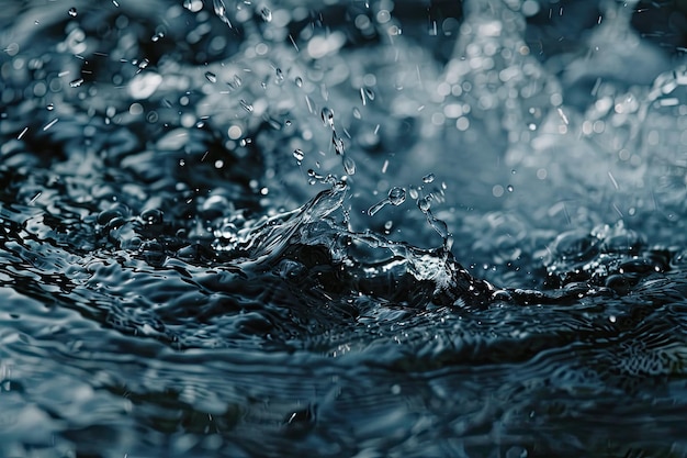 Background banner wallpaper Closeup water splashes