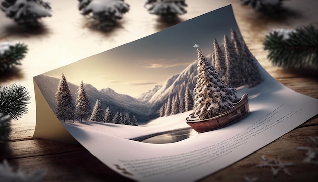 Background for a beautiful Christmas greeting card design