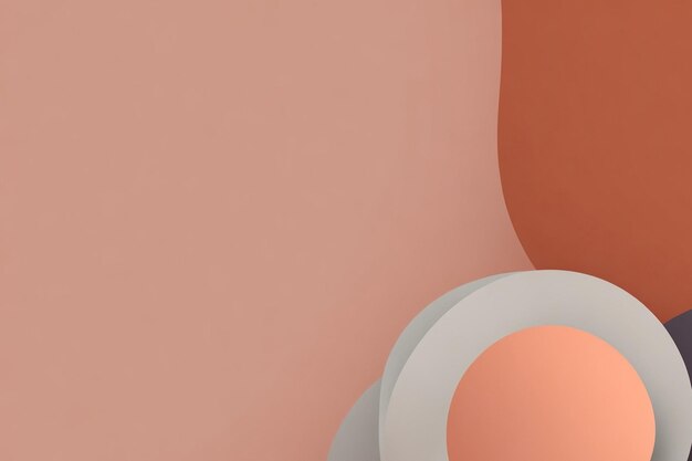 Background beige brow orange soft colors with geometric shapes for presentation Abstraction p