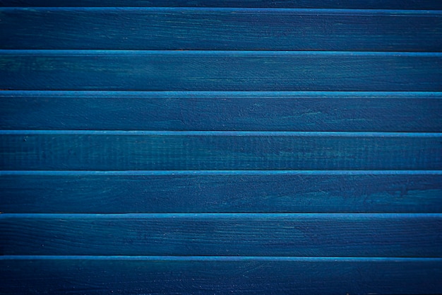 background of blue wooden boards