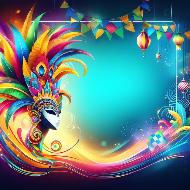 Background of Brazilian Carnival