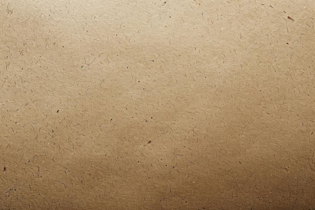 Background of brown kraft sheet paper or cardboard texture Pattern of beige rough carton