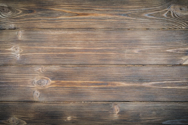 Background of brown old natural wooden boards Wood texture