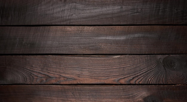 Background of brown wooden pine boards Place for an inscription texture