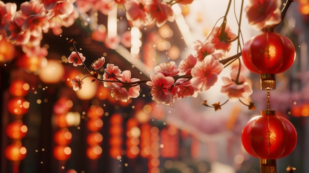 Background for chinese new year festival