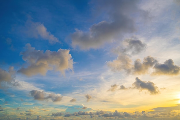 Background cloud summer Cloud summer Sky cloud cinematic Natural sky beautiful and cinematic sunset texture background