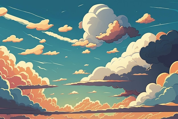 Background of a cloudscape