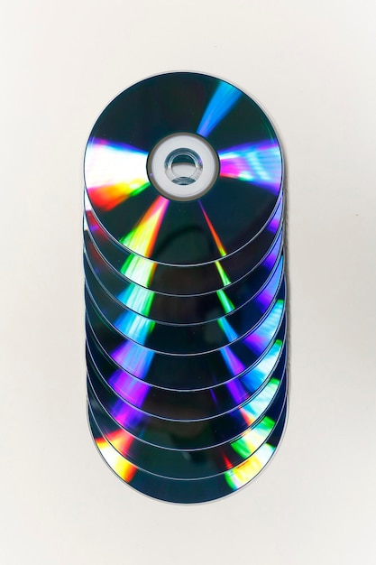 Background of compact disks or dvds