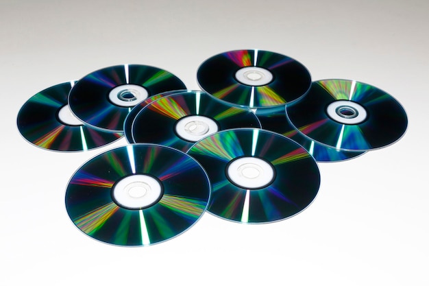 Background of compact disks or dvds