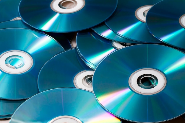 Background of compact disks or dvds