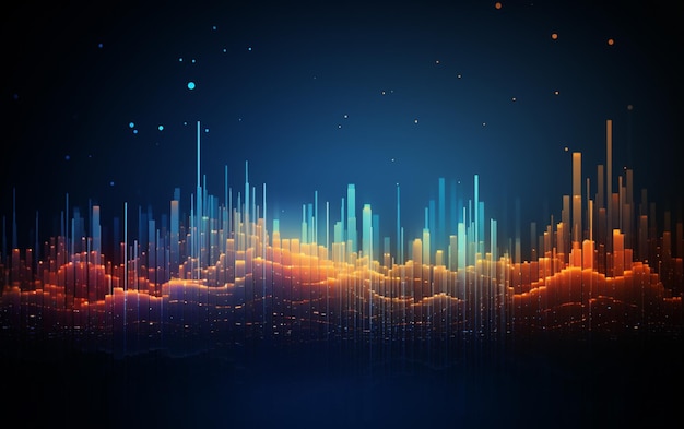 Background concept with abstract data design