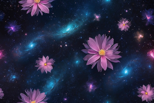 Photo background of cosmoses