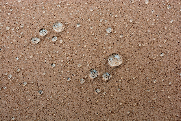 Background covered with water drops in closeup