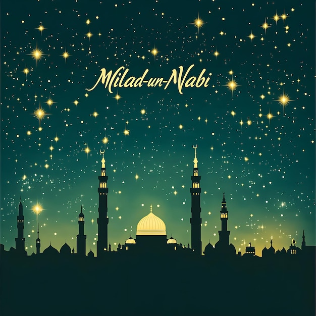 A background design for Milad Un Nabi