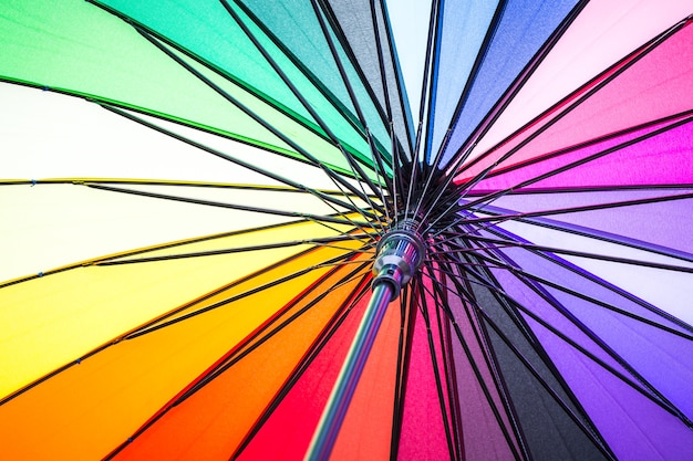 background from colourful umbrella