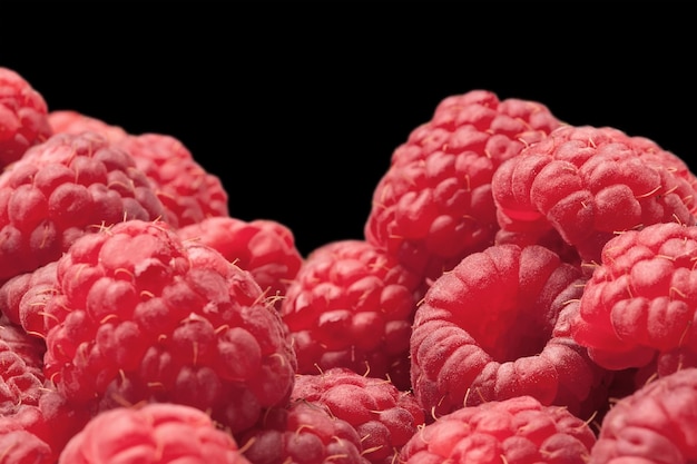 Background from ripe raspberry