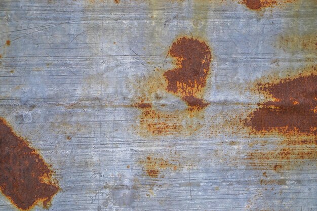 Background from rusty metal closeup Rust spots on iron