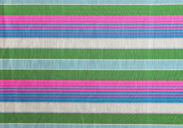 Background from the tissue and textile bands with drawings and lines of different colors