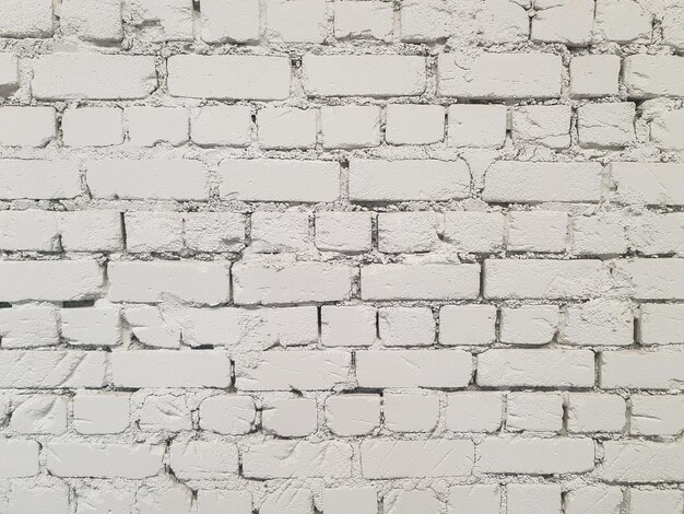 Background from white brick wall texture background for designers