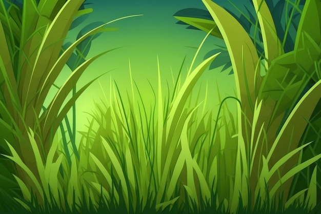 Background of green grass