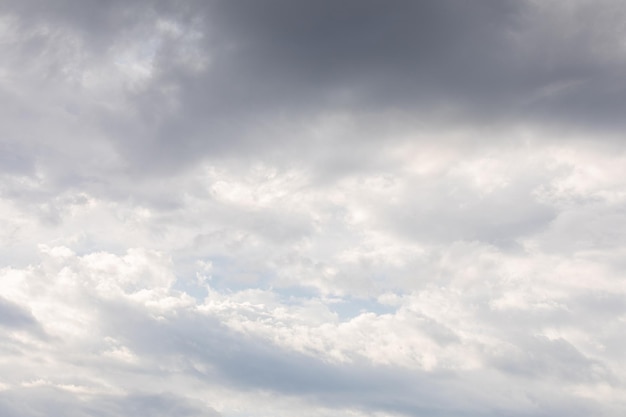 Background of grey clouds in the daytime