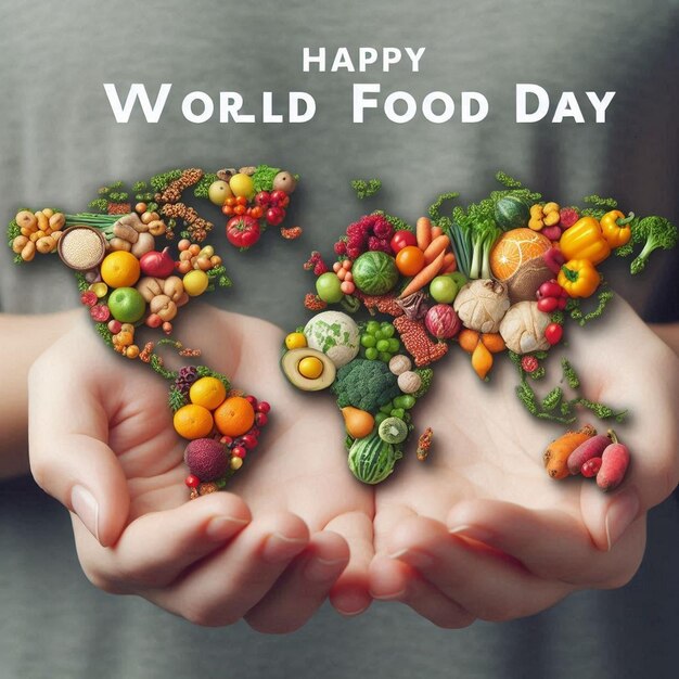 Photo background to happy world food day