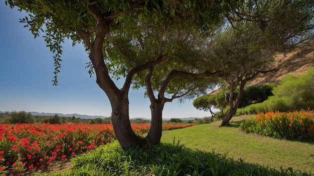 background house in the countryside quiet and simple