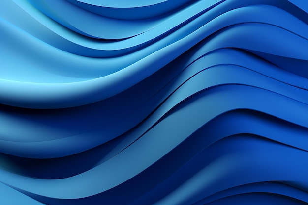 Background illustration waves blue