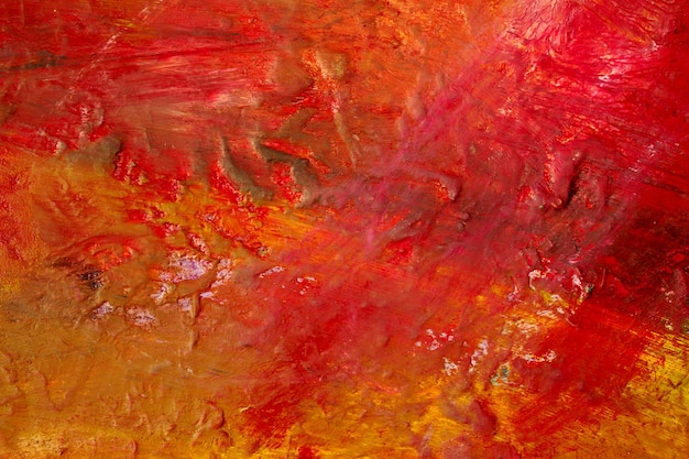 Background image of bright oilpaint palette closeup