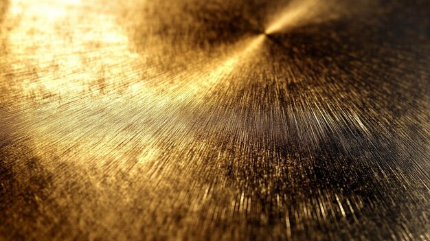 Background image of a Brushed brass metal texture