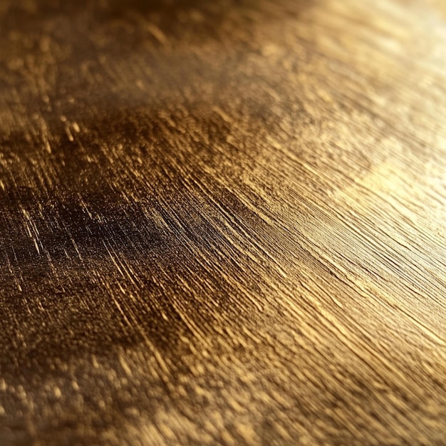 Photo background image of a brushed brass metal texture