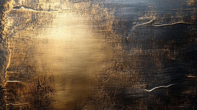 Photo background image of a brushed brass metal texture