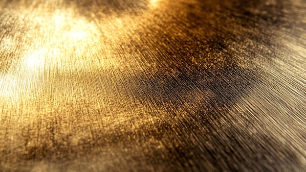 Background image of a Brushed brass metal texture