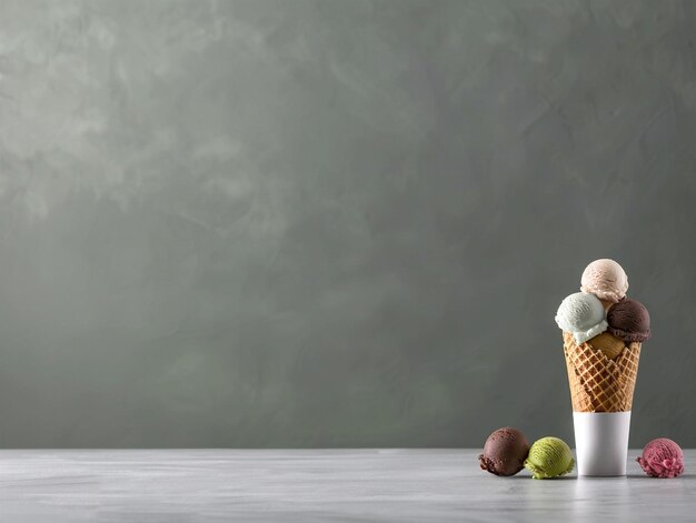 Photo background image for ice cream ad