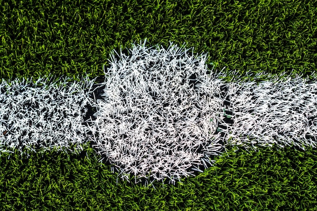 Background of the midfield of a football field