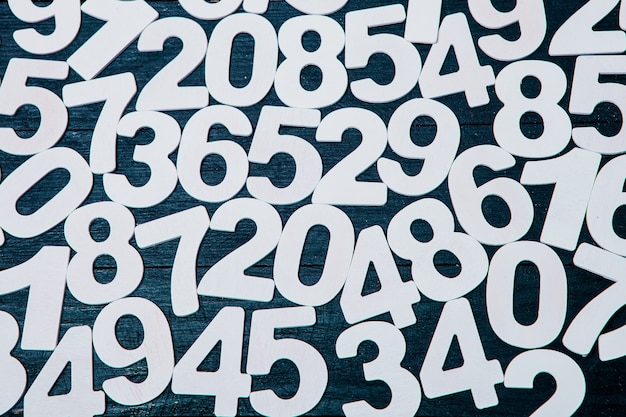 Background of numbers or seamless pattern with numbers