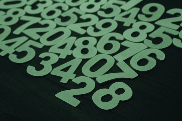 Background of numbers or seamless pattern with numbers