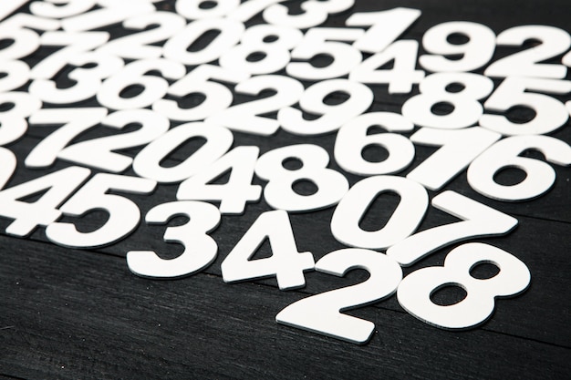 Background of numbers or seamless pattern with numbers