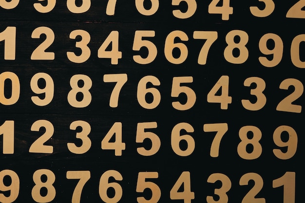 Background of numbers or seamless pattern with numbers