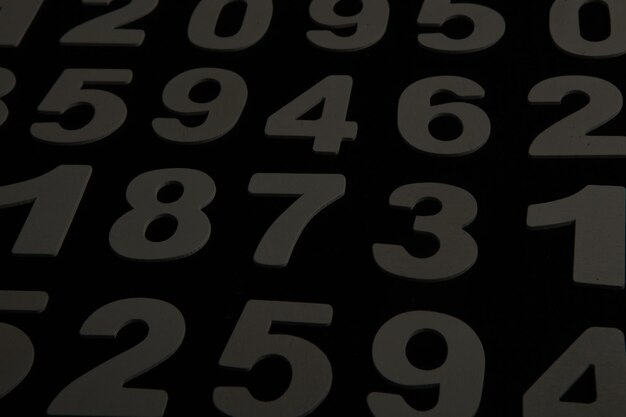 Background of numbers.