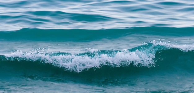 background of ocean waves crashing on the beach Water waves ripple in spray Water splash Clear water