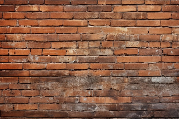 Background Old Red Brick Wall Texture