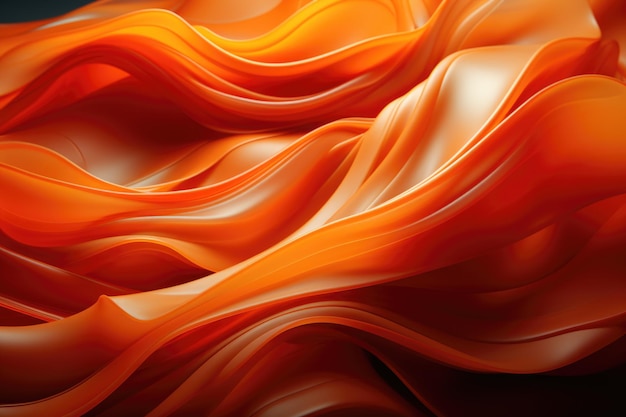 Background orange abstract color generative IA