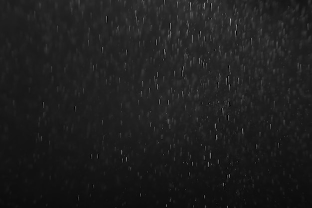 background for overlay black rain, abstract studio drops water drops bokeh