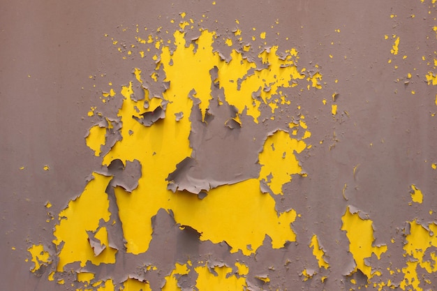 Background paint peeling off the wall