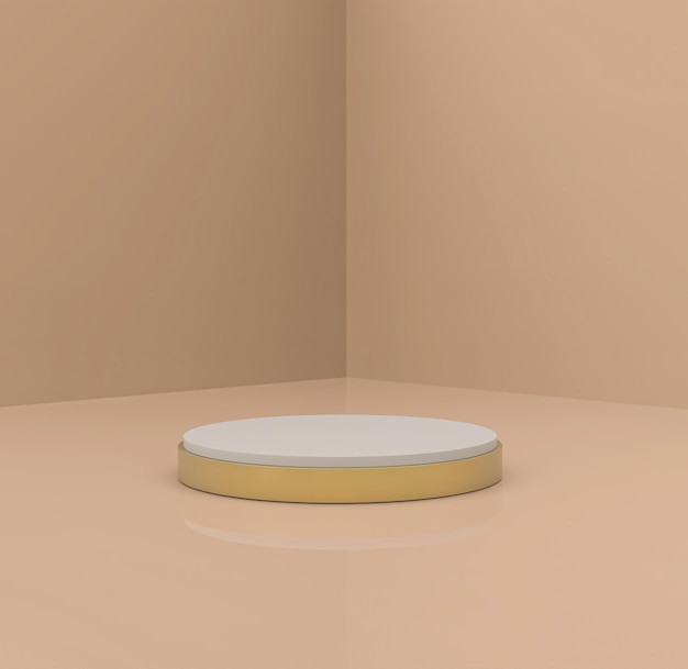 Background Podium Mockup 3d Render