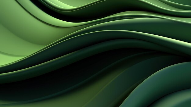 Background for a presentation on ecology Green curved lines with transitions Abstract vector