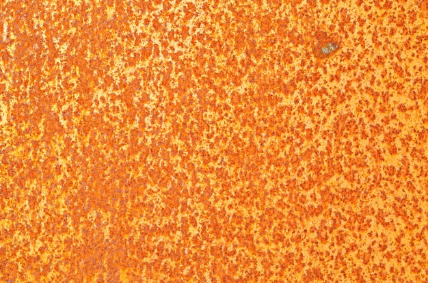 Background of a rusty old iron metal sheet, orange and brown colors