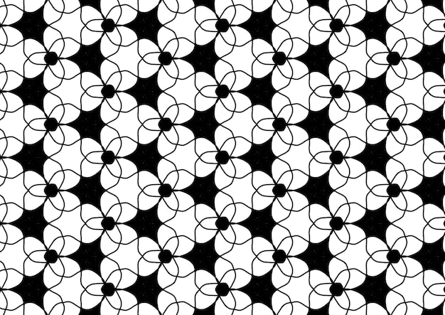 background of seamless blackandwhite geometric pattern